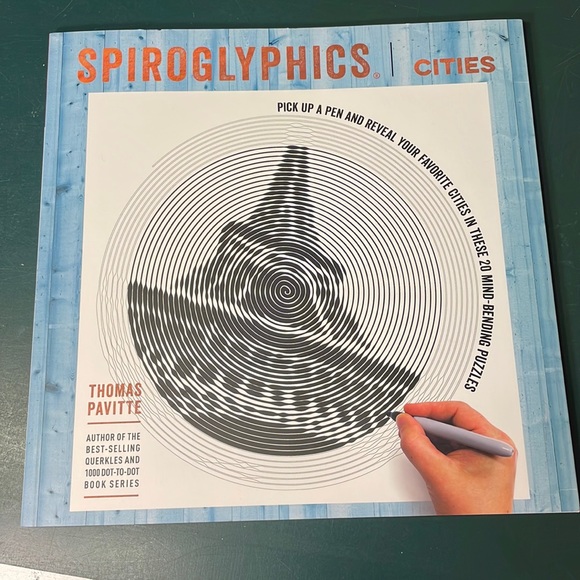 Spiroglyphics: Cities by Thomas Pavitte Coloring Activity Book - Picture 1 of 5